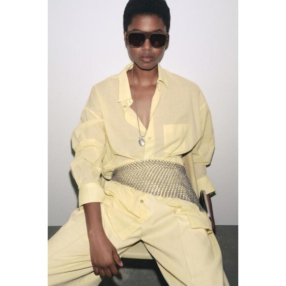 ZARA METAL MESH BELT - Picture 1 of 6